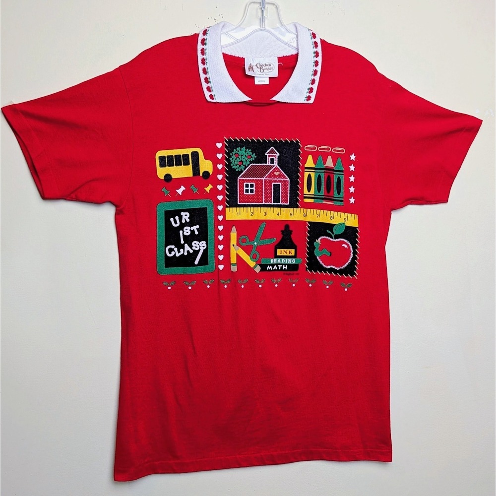 Vintage Cracker Barrel Teacher Pegigoff Collared 90s Cottagecore Shirt Medium‎